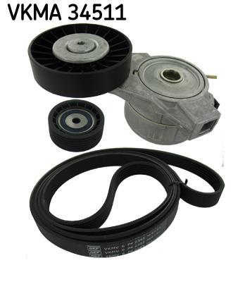 Kit de courroie d'accessoire (Courroie d’alternateur) SKF VKMA 34511